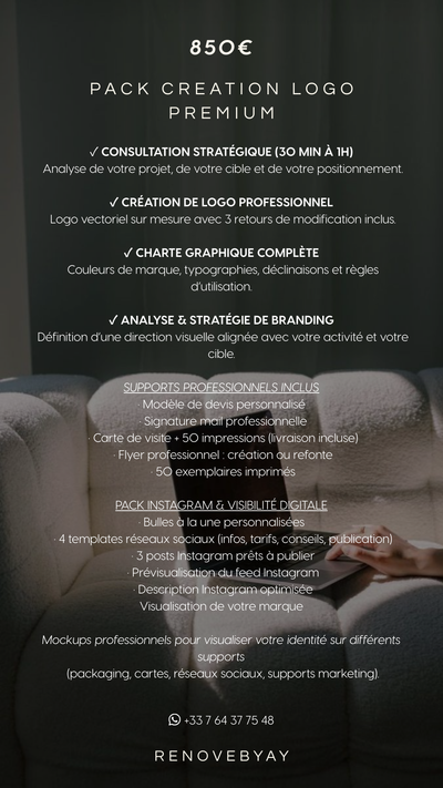 Création de Logo - Premium